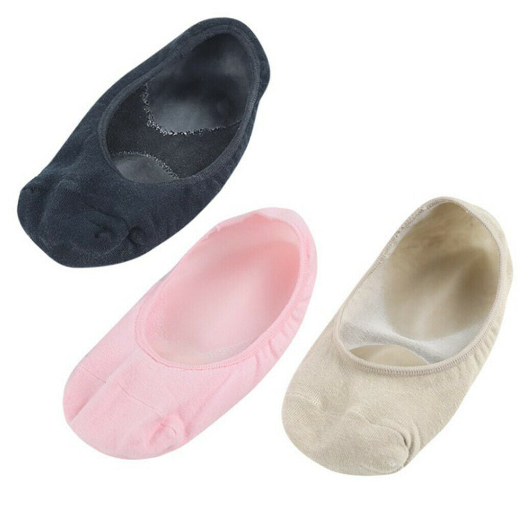 2 Pairs Breathable Soft Spa Gel Socks Repair Cracked Dry Foot Men Black+Skin