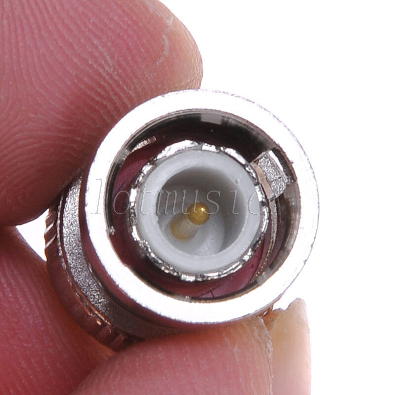 4 Pcs BNC Male to RCA Female Connector for CCTV Cable Parts