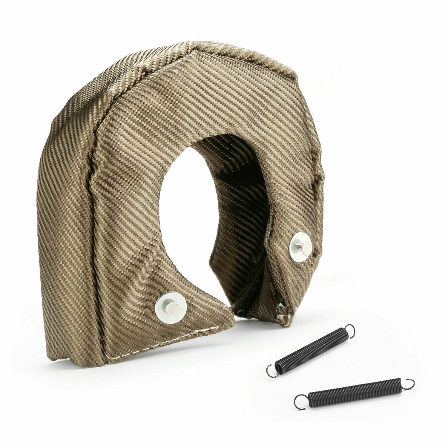 New Titanium T3 Fiber Turbo Blanket Heat Shield Barrier Turbocharger Cover Wrap