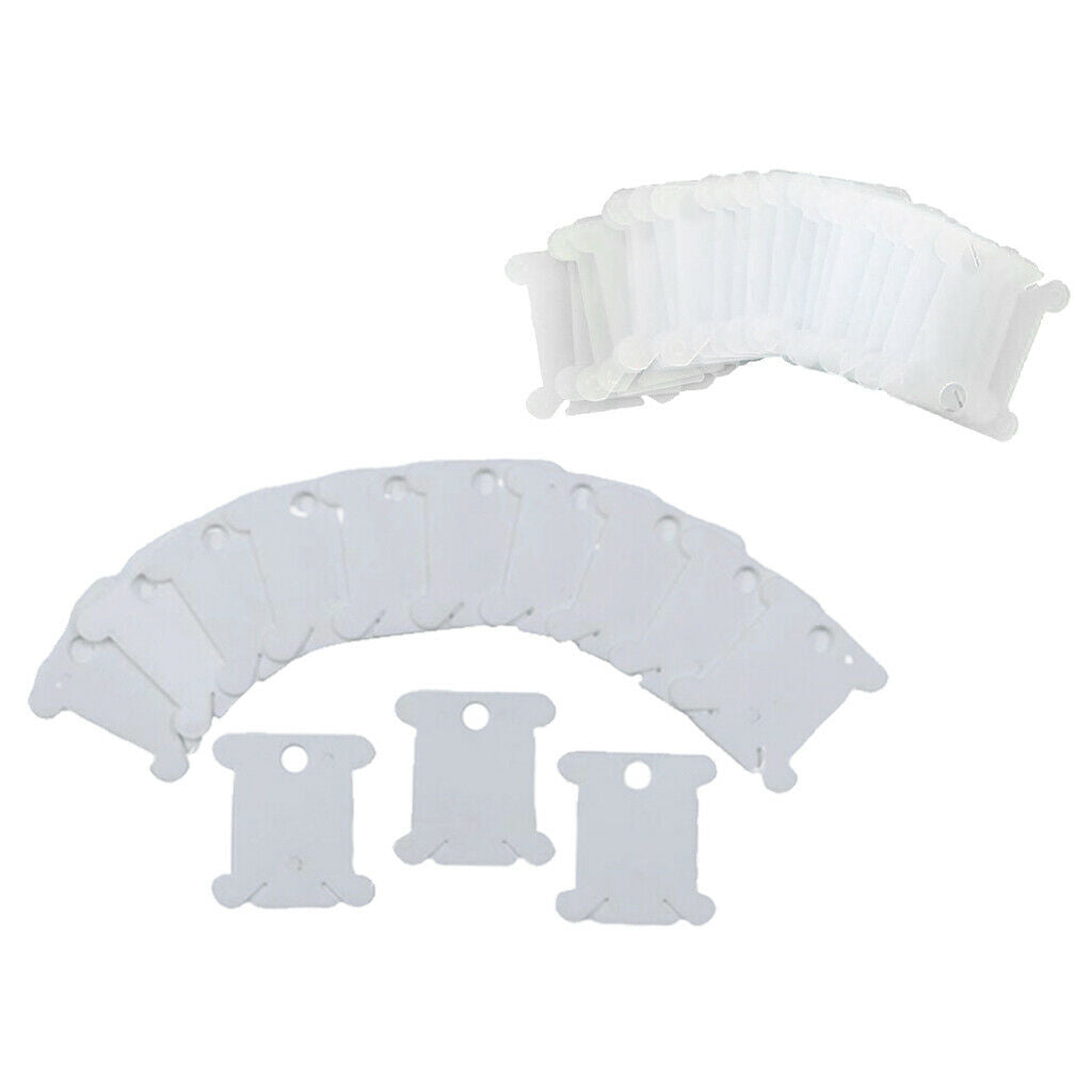 240x Plastic Embroidery Thread Bobbins Storage Needlework Thread Accessories