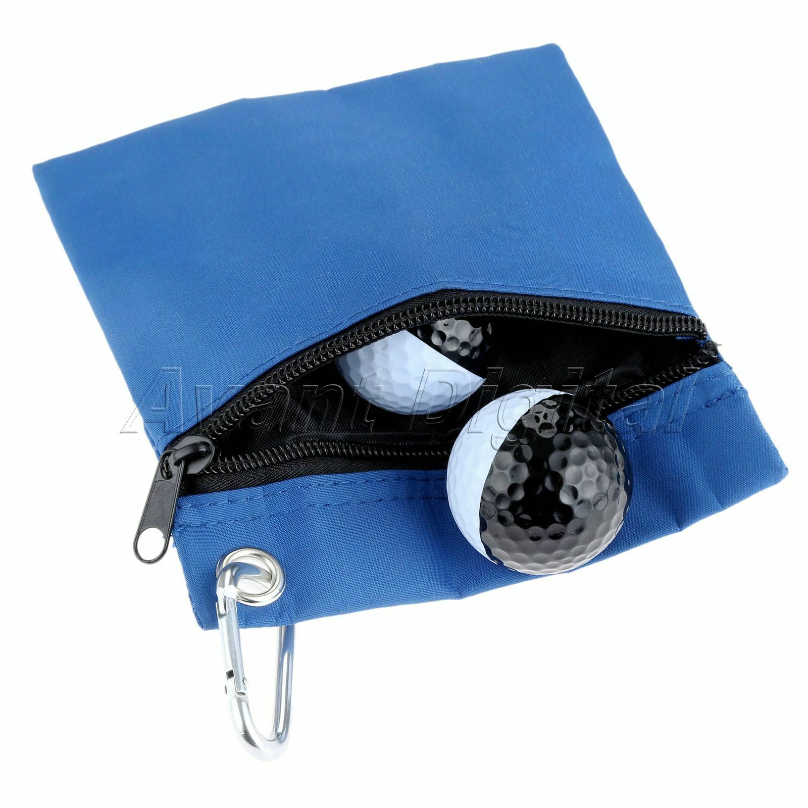 Qualified Nylon Golf Ball Bag Storage Holding Baggage Elastic Golf Tee Holder