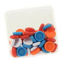 50x Plastic Expander Discs DIY Notebook Scrapbooking Office Stationery 18mm