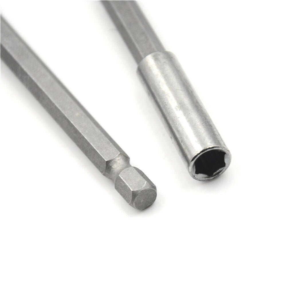 3pcs Magnetic Bit Holder Extensions Quick Change 1/4" Hex Shank Tool 75-150mmJDD
