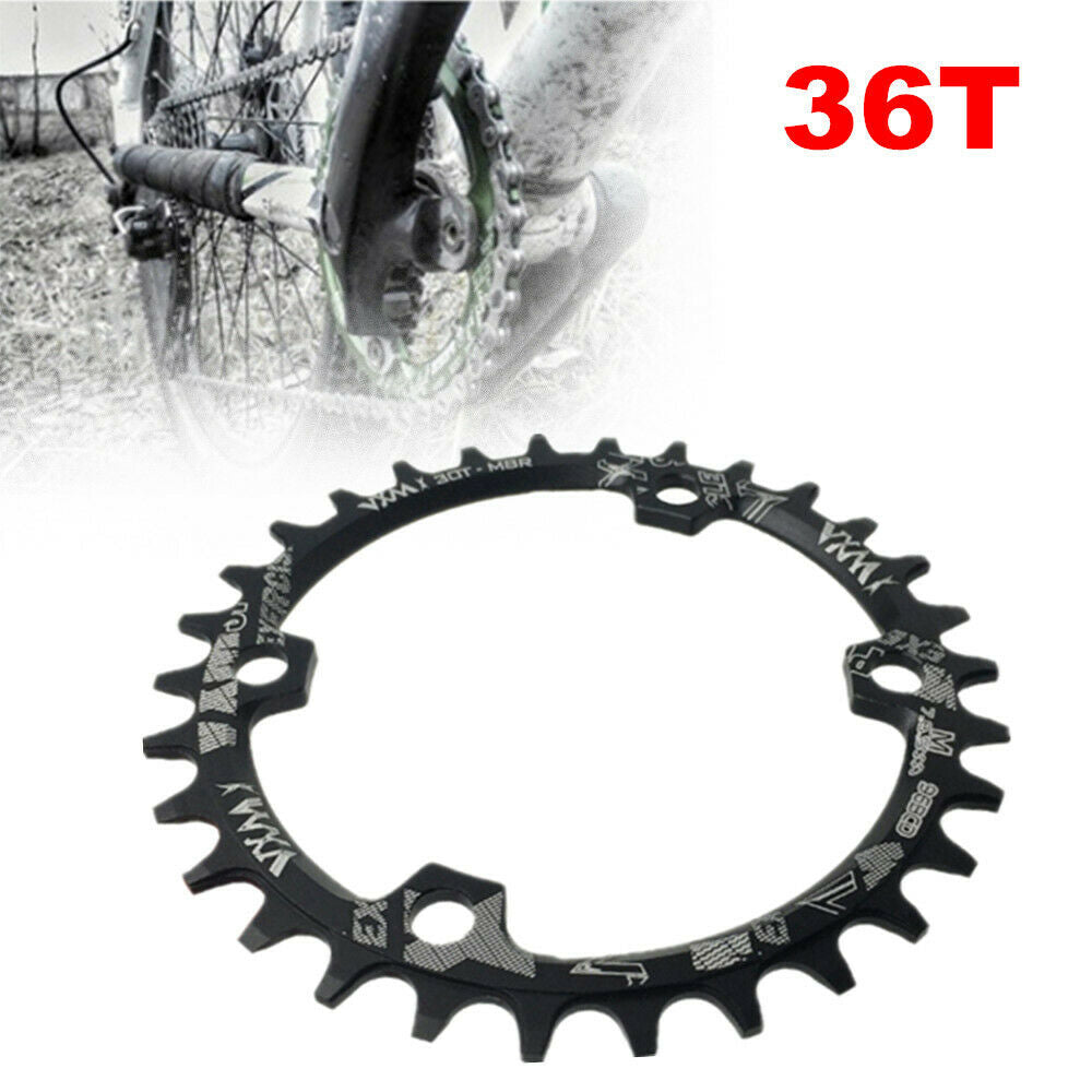 36T Aluminum Mountain Bike Narrow Wide Crank Chainring MTB Road Bike Chainwheel