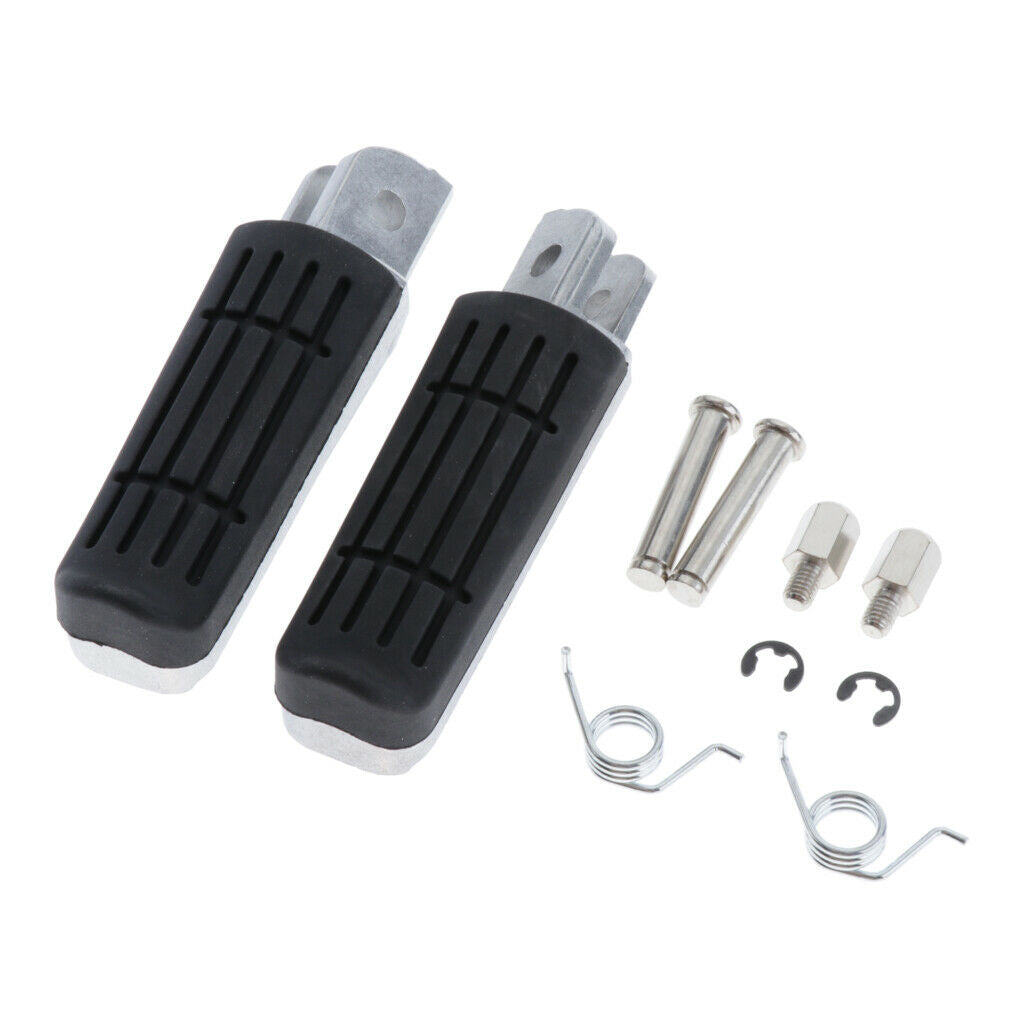 2 lot Motorcycle Passenger Footrests Foot pegs Pedals for Yamaha YZF 600 R6