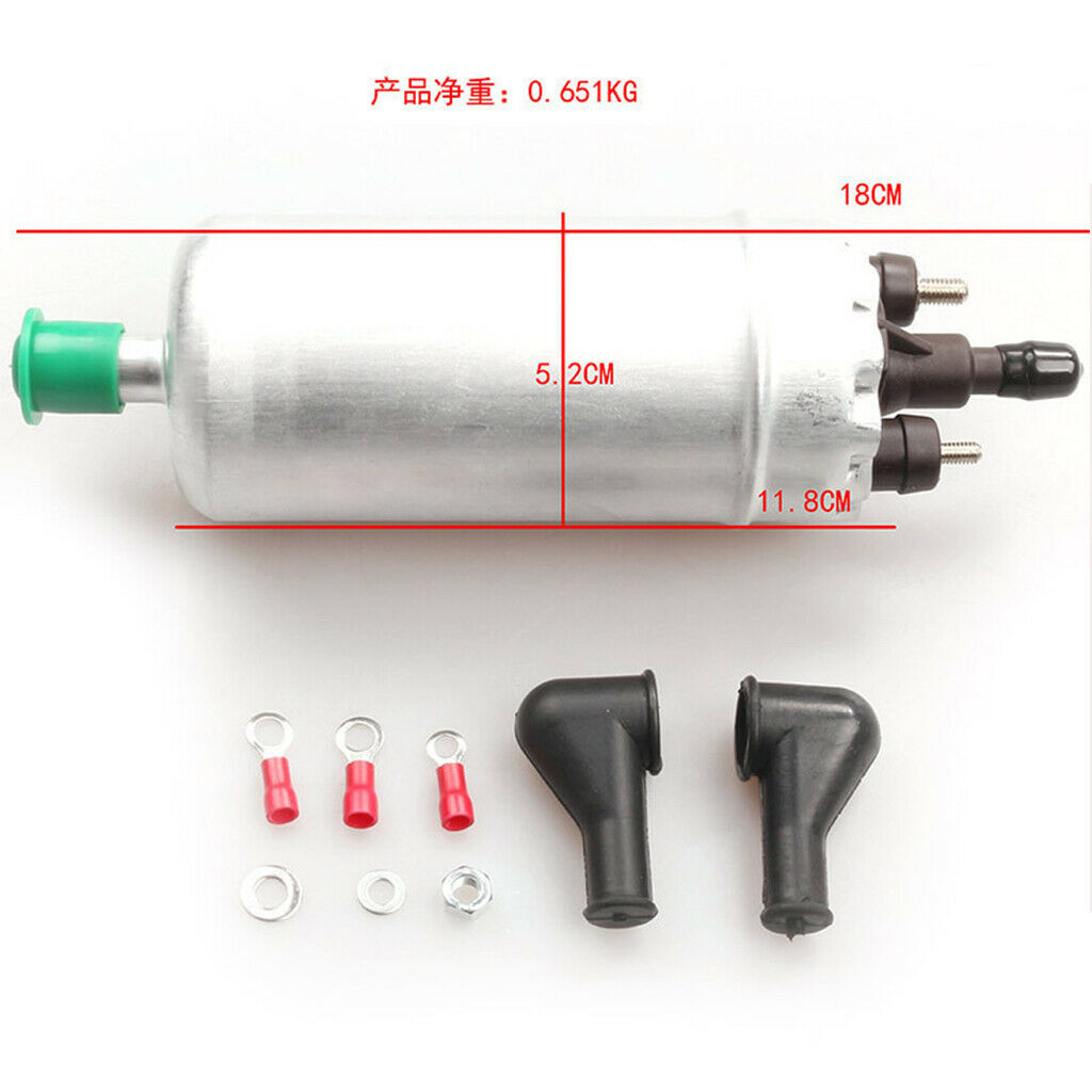 Inline Universal High Pressure Fuel Pump With Installation Kit 0580464038