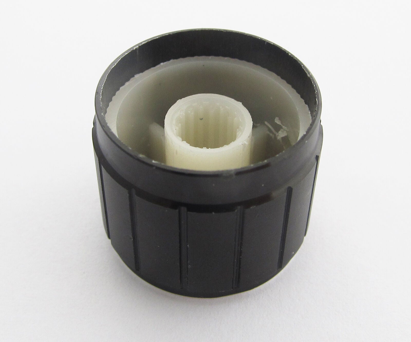 10pcs 20x17mm Black Circular Knob Aluminium Cover for Audio Volume Tone Control
