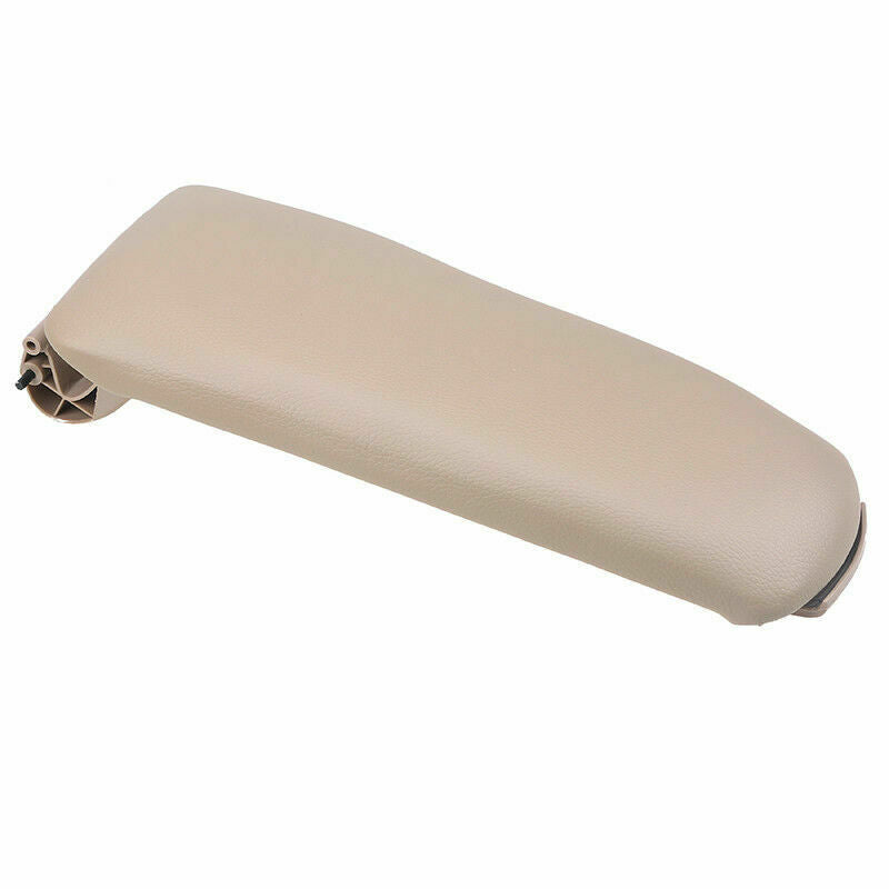 Fit Audi A4 S4 B6 00-09 Leather Armrest Rest Center Box Console Lid Cover Beige