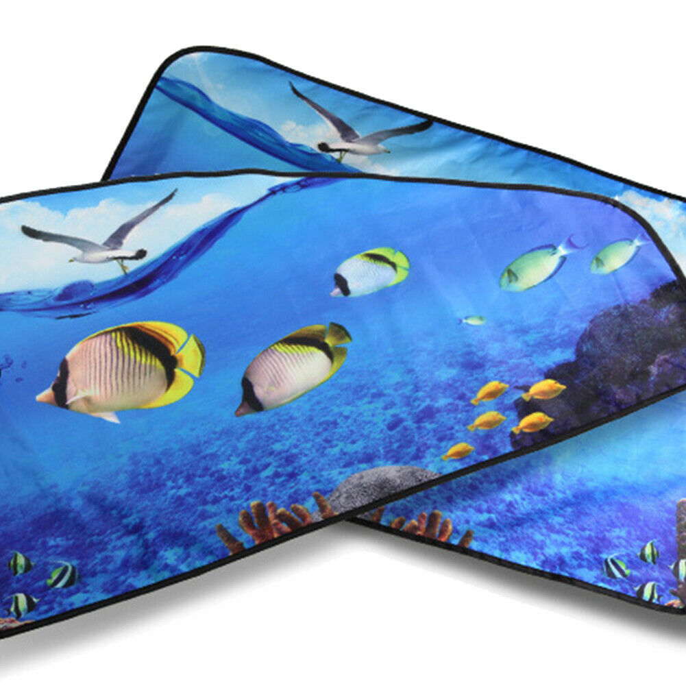 Foldable Car Magnetic Sun Block Curtain UV Protection Copilot Side Space Cartoon