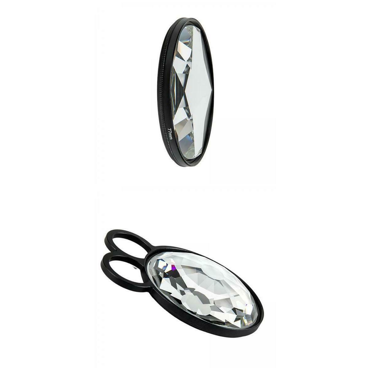2 Pieces Kaleidoscope Glass Prism Effect Filter SLR Photography Accessories