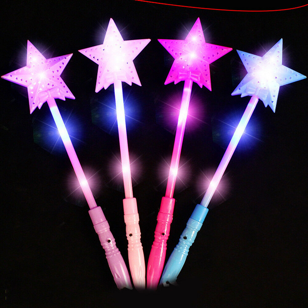 LED Magic Star Stick Flashing Lights up Glow Sticks Party Concert Luminous Xmas^