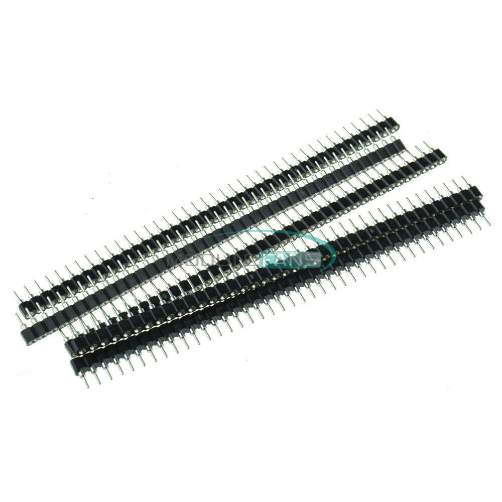 5PCS 40pin Strip Tin PCB Female IC Breakable Round Single Row Header Socket