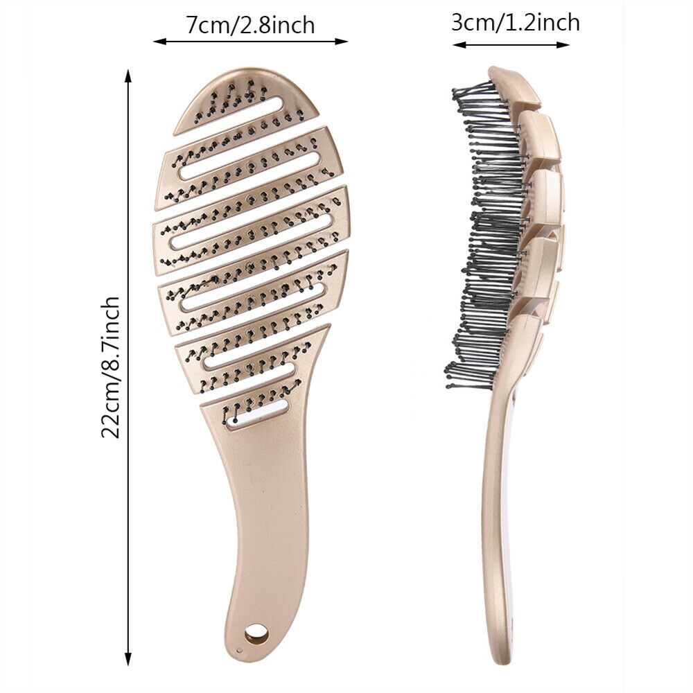 Pro Paddle Radial Comb Hair Brush Massage Combs Hairdressing Styling Hairbrush