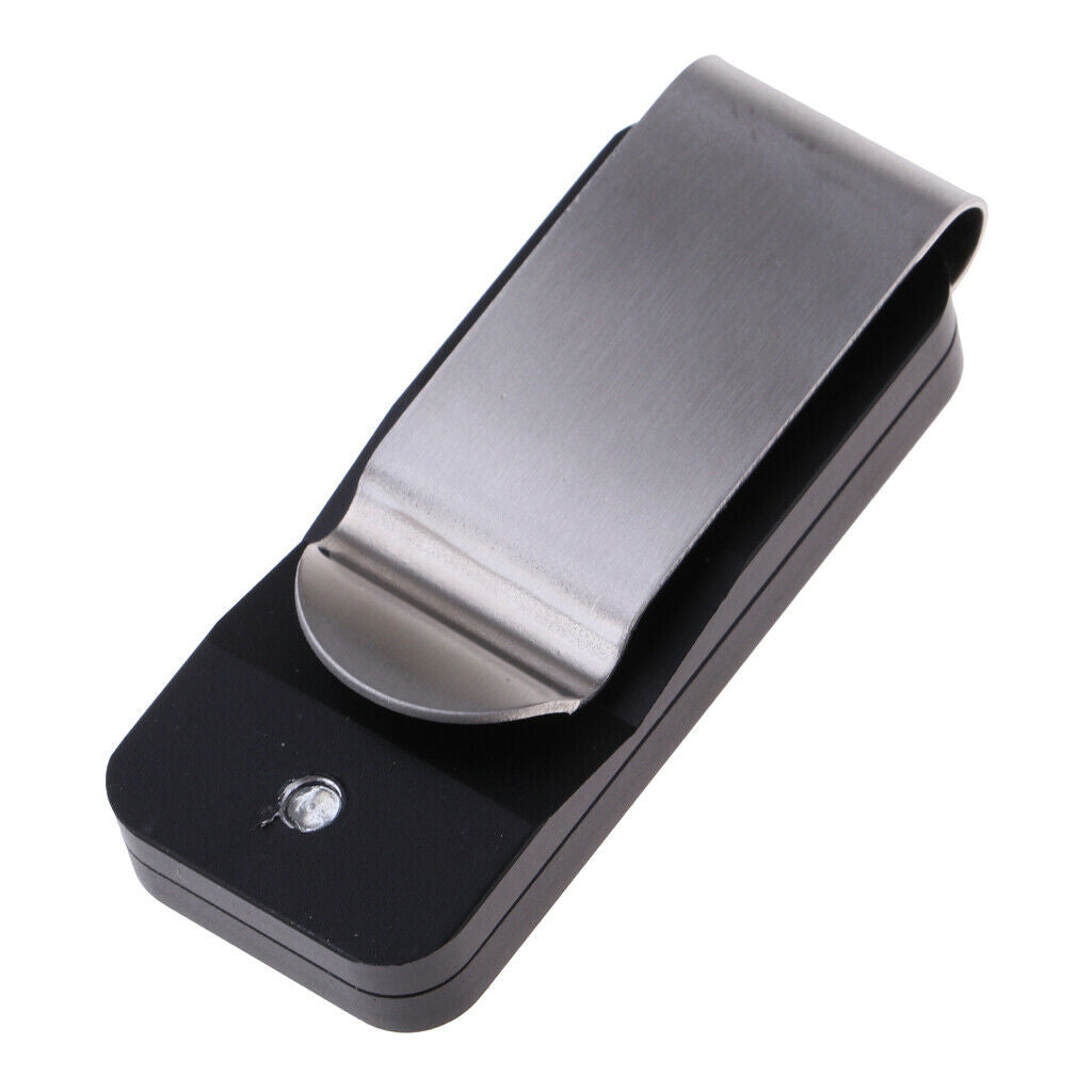 Portable Aluminum Chalk Case Belt Clip For Snooker Billiard Pool Cue Black