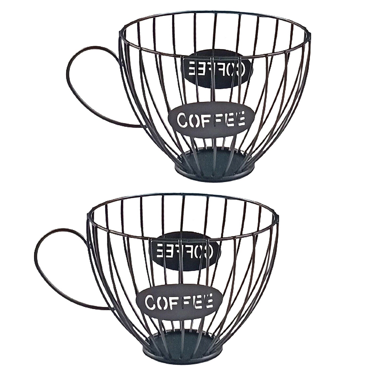 Set of 2 Universal Kitchen Coffee Pod Holder Multi-functional for Home Cafe