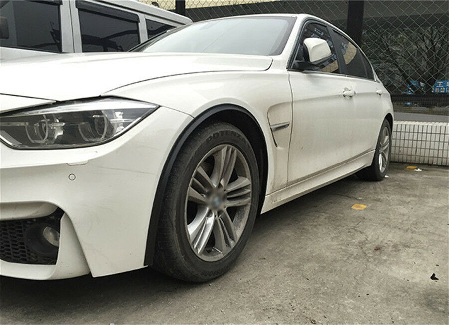 2Pcs Universal Car Fender Flare Wheel Eyebrow Protector Rubber Soft Trim Strips