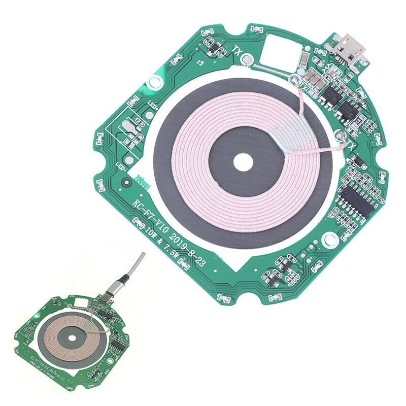 1Pc 10W QI Fast Wireless Charger PCBA Module Transmitter Circuit Bo .l8