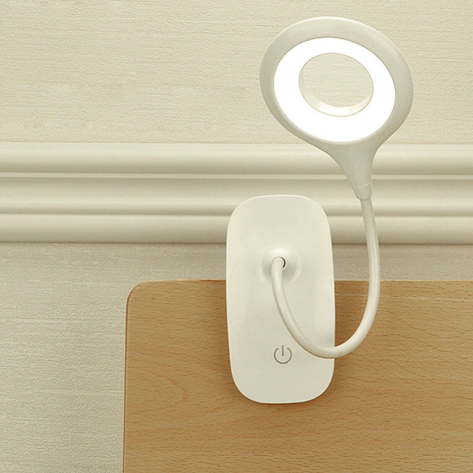 Reading Light Adjustable LED Touch Desk Table Bed Headboard Lamp 20LED