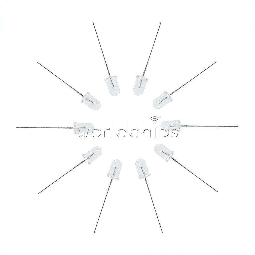 20PCS 5mm 850nm IR Infrared Launch Emission Tube Diode LED Lamp Emitting