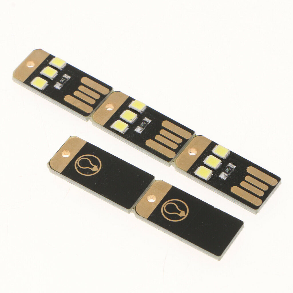 USB Light Keychain Super Bright SMD LED Mini USB Port Light Ultra-thin Portable