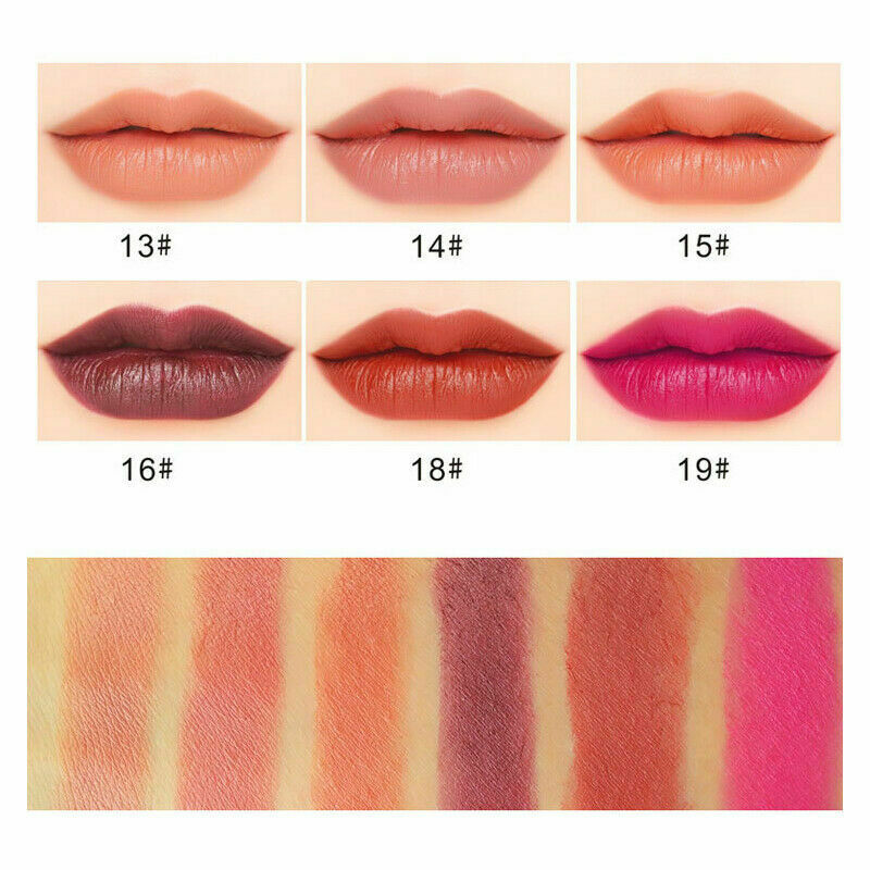 6PCS/Set Long Lasting Lip Gloss Beauty Glazed Matte Liquid Makeup Lipstick Lip~