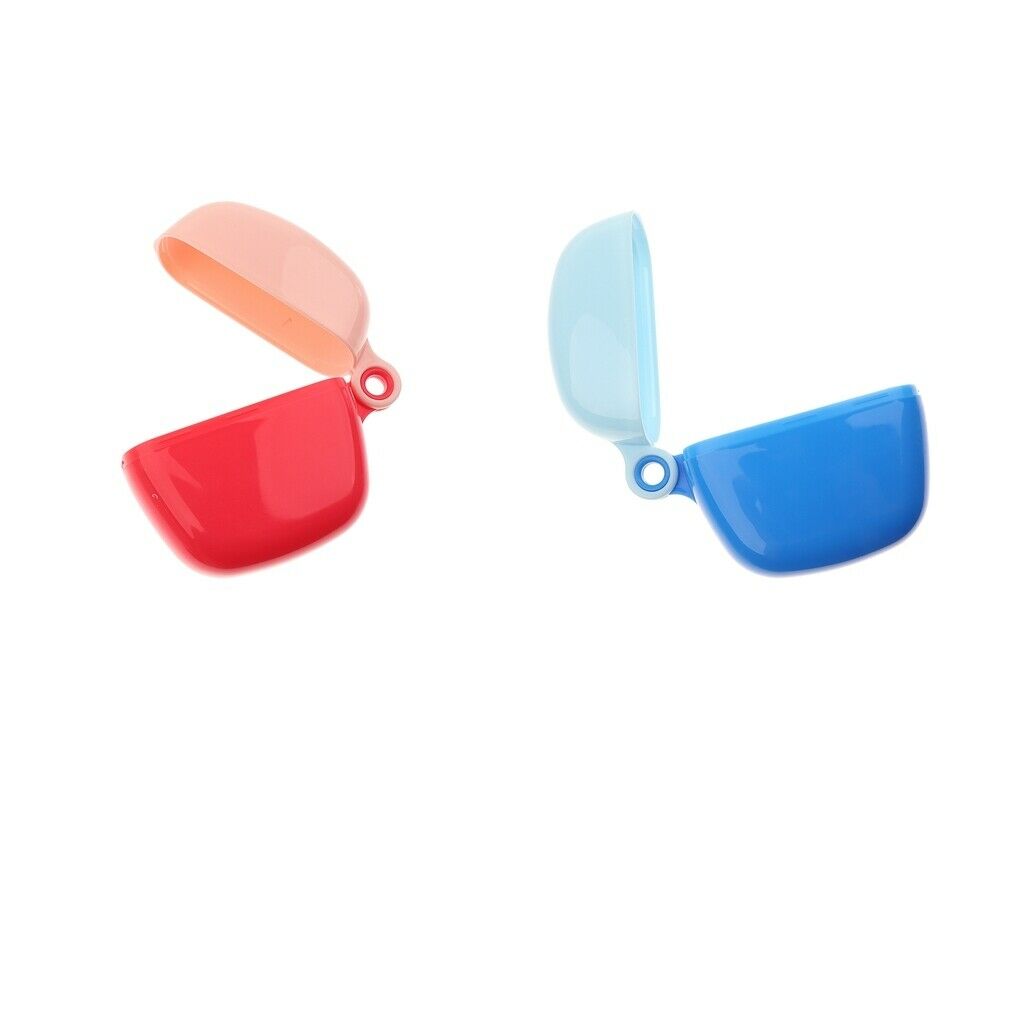 Infant Baby Pacifier Container Holder Dummy Box Travel Storage Case Red