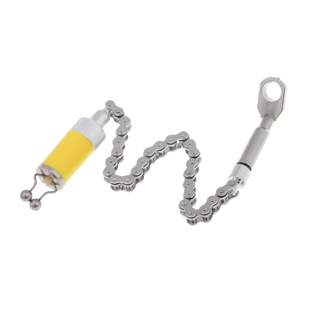 Carp fishing bite indicator chain indicator yellow