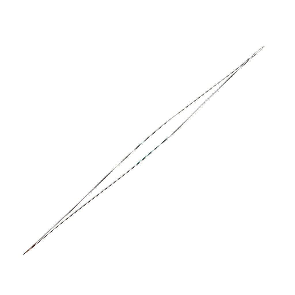 2 Sizes Big Eye Beading Needle Open Beads Needle Jewelry Making Tool (30pcs)