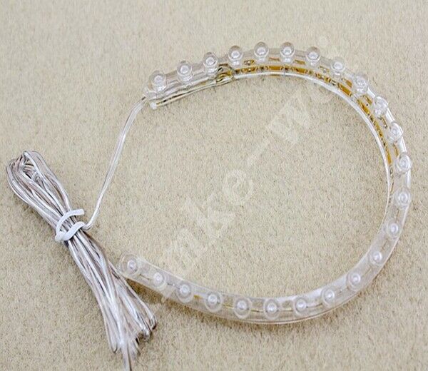 24cm Red LED Flexible Neon Strip Light for Car or Van