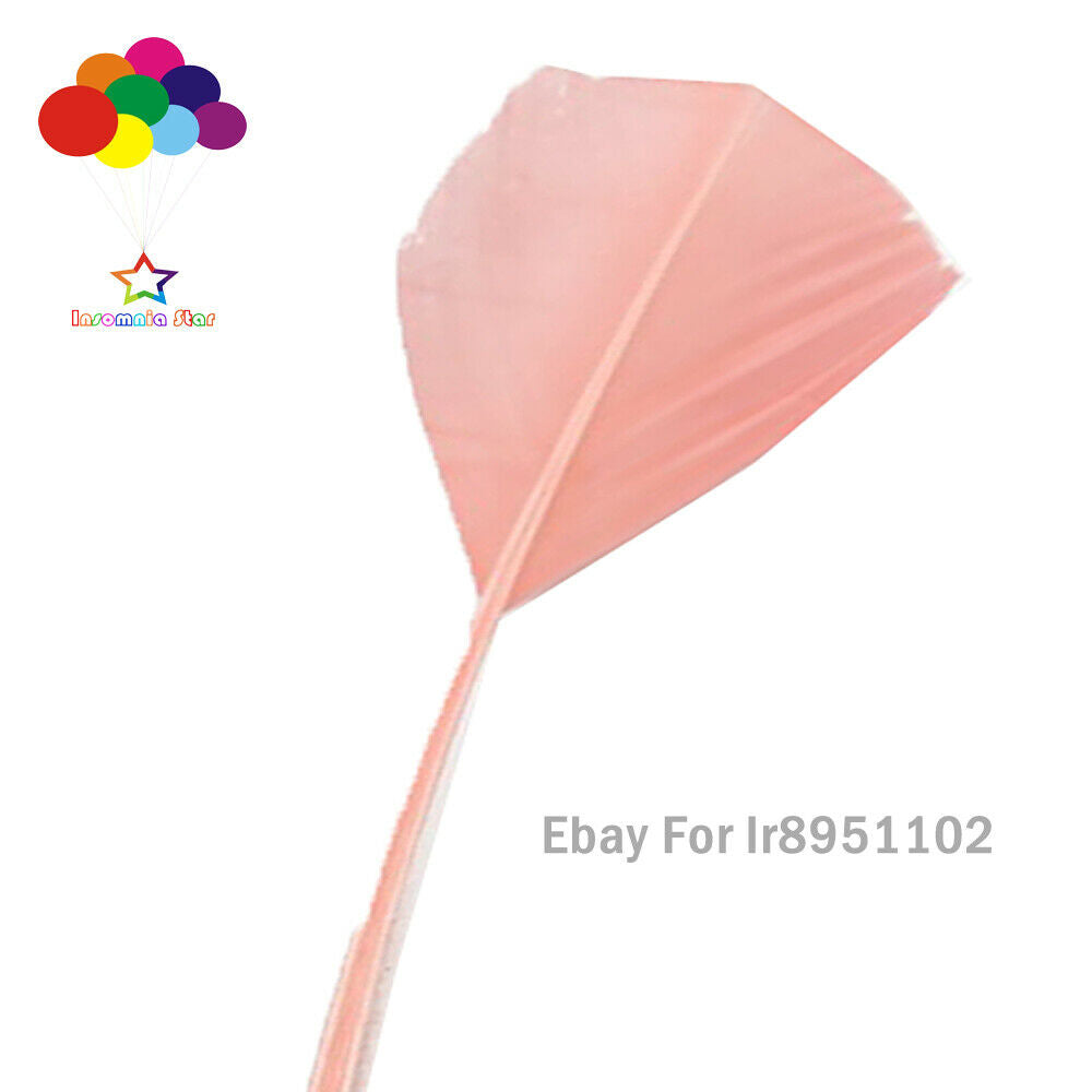 Flesh pink 100 pcs 28-35 cm turkey wing feathers 11-14 inch Plume Carnival DIY
