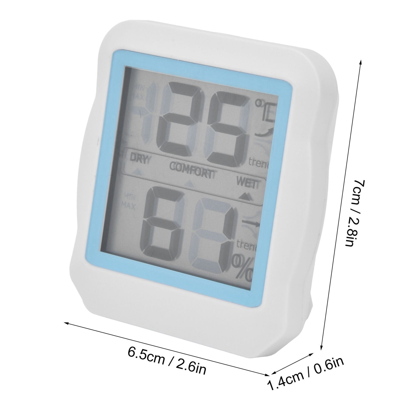 Electric Thermometer Hygrometer Digital Magnetic Temperature Humidity Meter XX