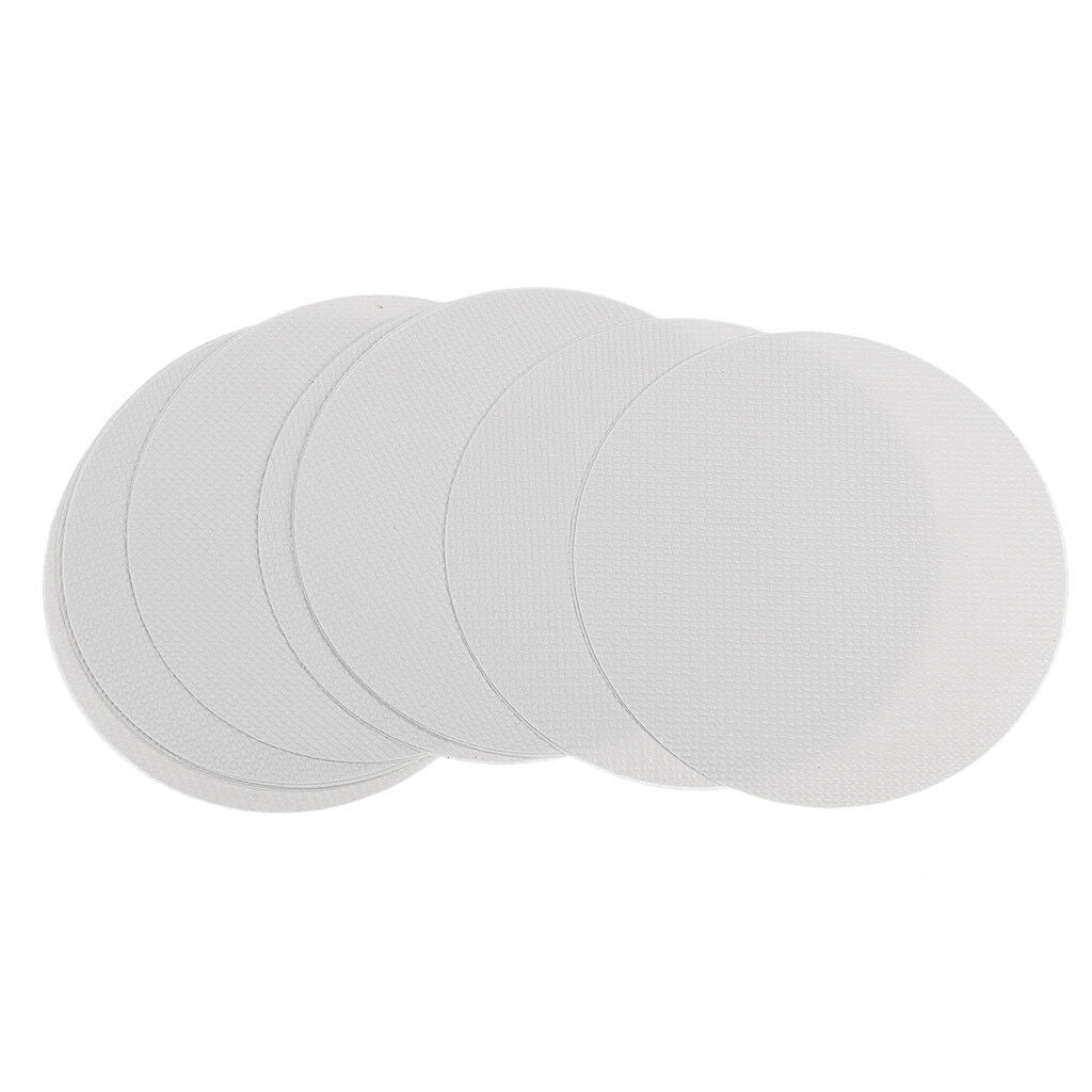 10Pcs Round Safety Bath Tub Treads Non   Applique Stickers Bathroom Mat