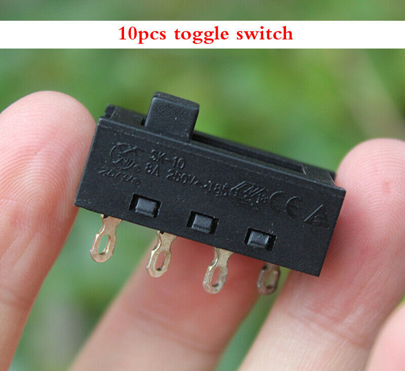 10pcs Toggle switch 3 files toggle switch Control switch Band switch DIYcreation