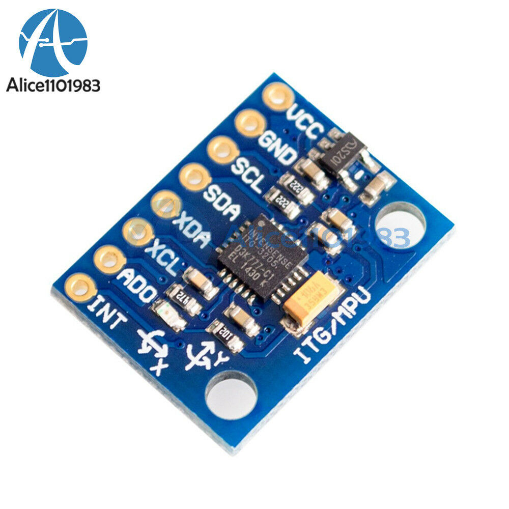 10PCS 3 Axis MPU-6050 Module Gyroscope+Accelerometer Module for Arduino MPU 6050