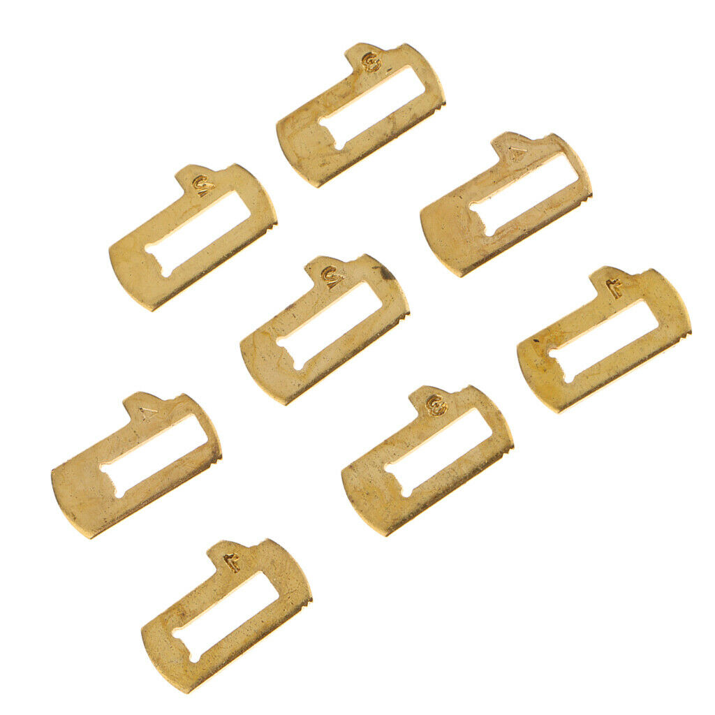 8 Pieces Car Lock Reed Set Cylinder Gasket Plate for Buick Excelle