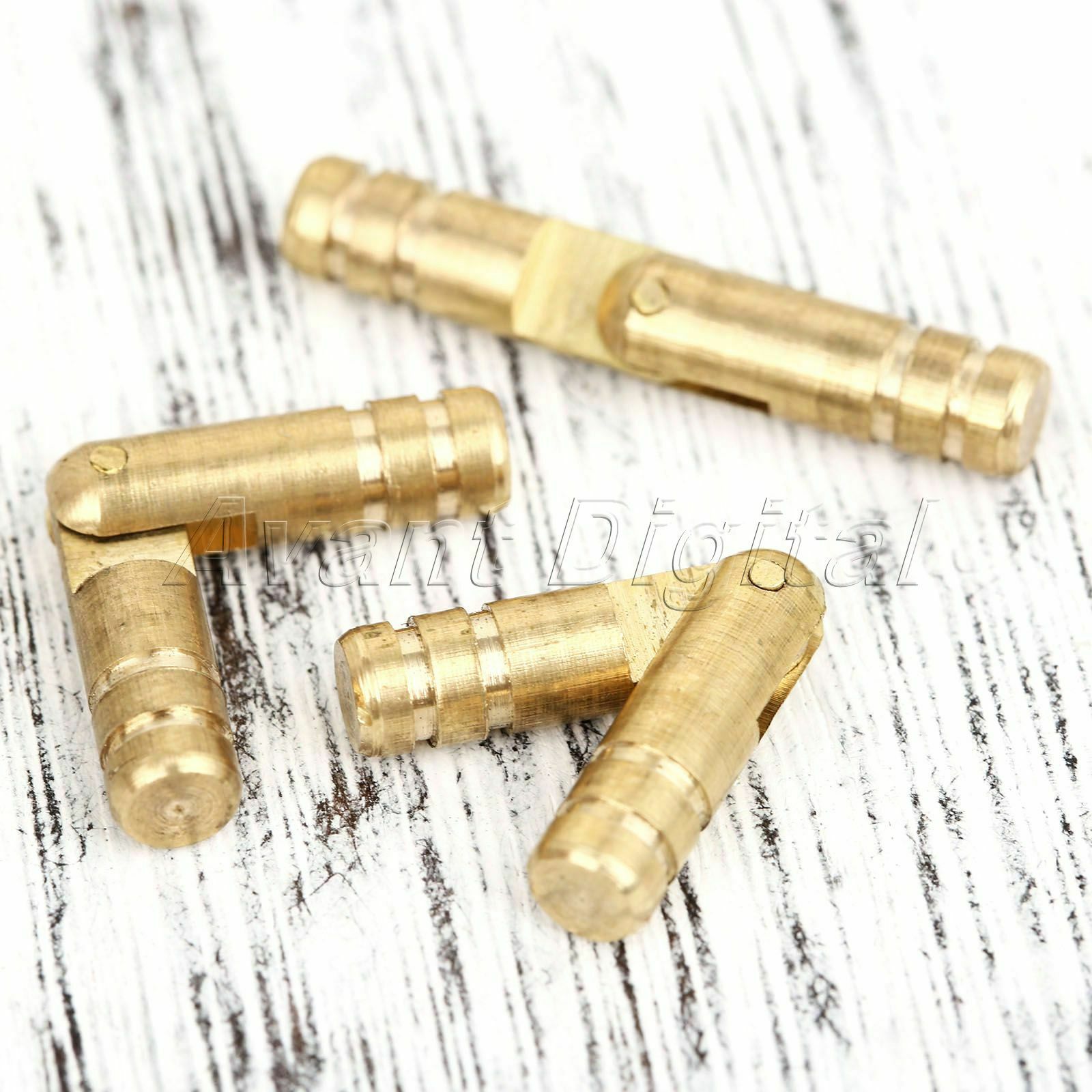 New 10x Jewelry Box Mini Case Hidden Invisible Concealed Barrel Hinges Copper