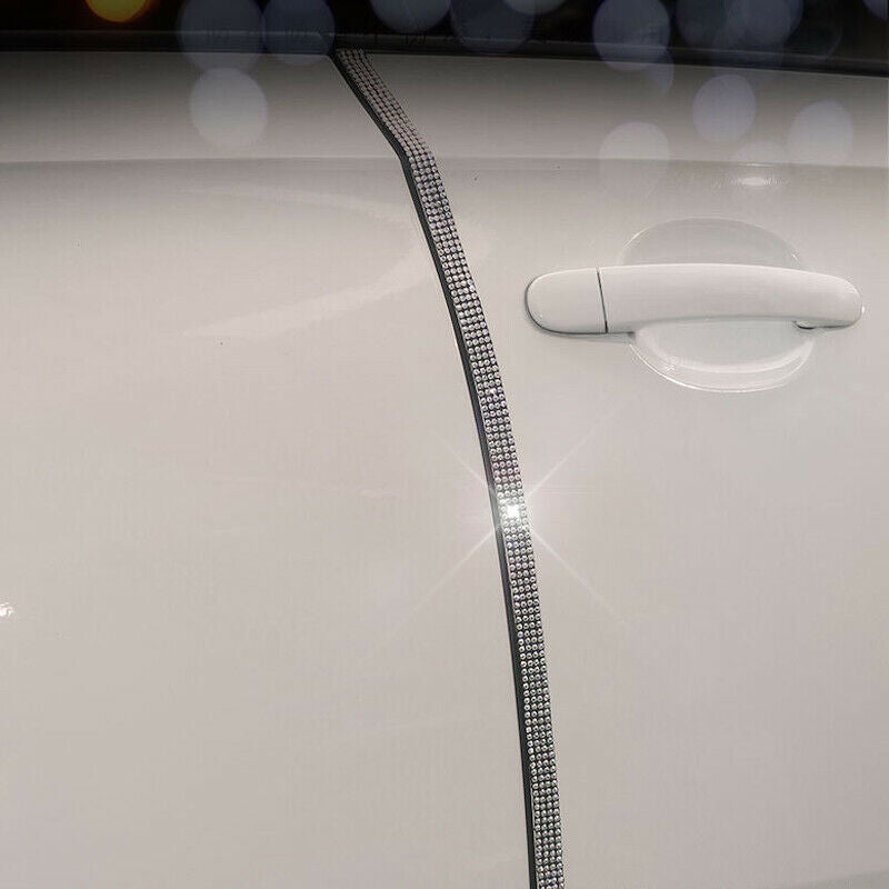 4pcs 90CM Car Body Panel Window Bumper Decoration Trim Shining AntiScratch Strip
