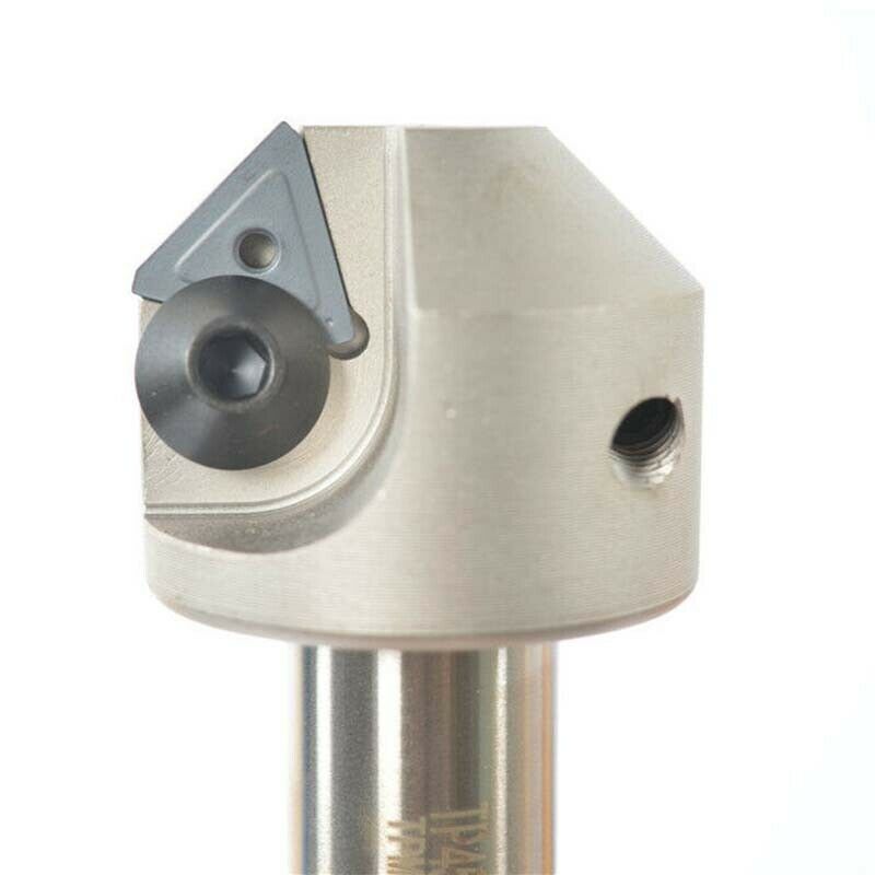45° TP45C25-50-130 straight shank centering chamfering cutter+TPKN 2204 Inserts