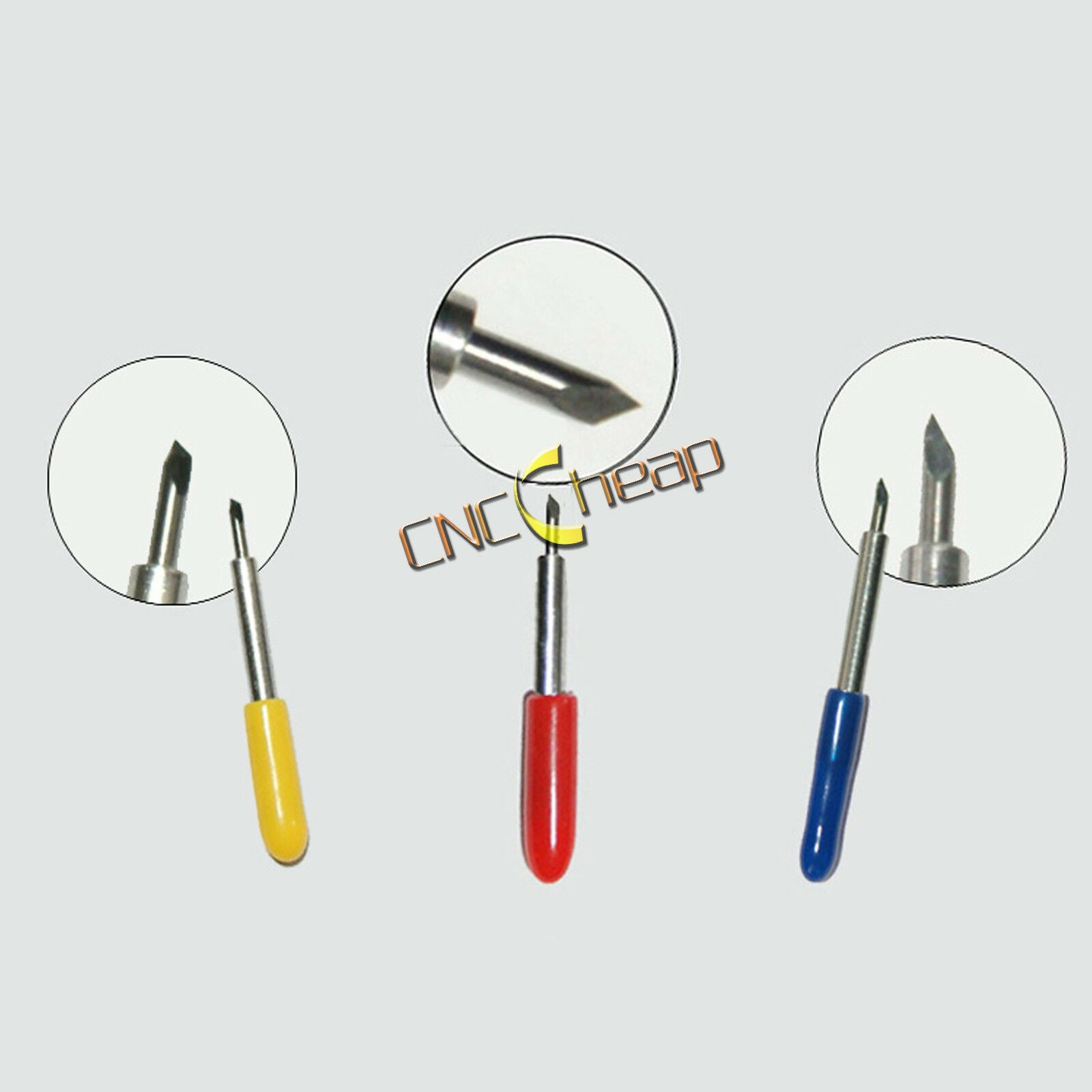 1PC Purple Blade Holder + 3PCS 60Â° Blades Fit for Roland Vinyl Cutting Plotter