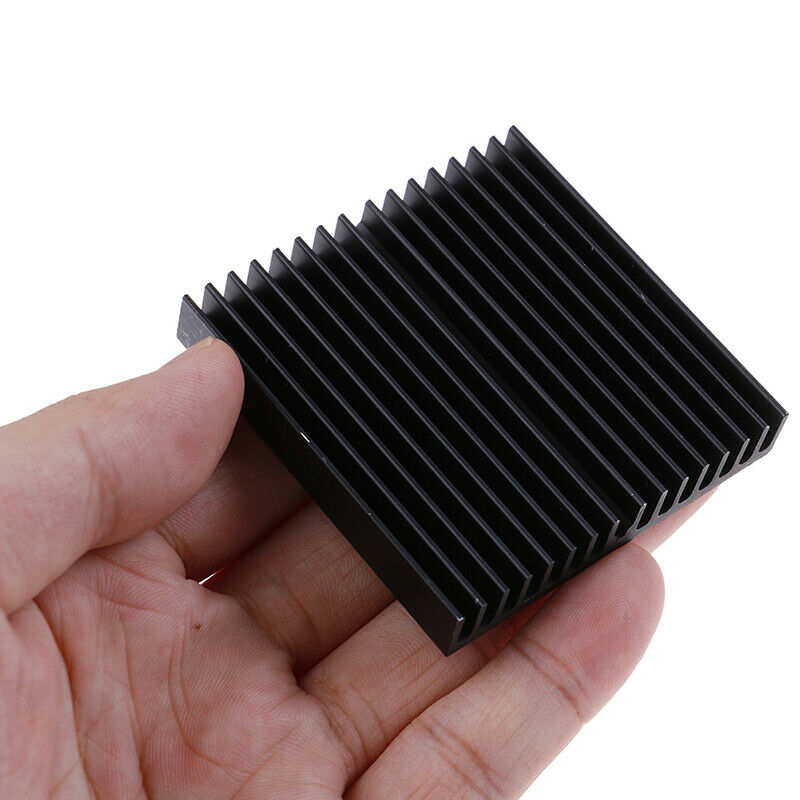 1pcs 60*60*10mm Black Aluminum Radiator Motherboard Chip Heatsink Y Fx