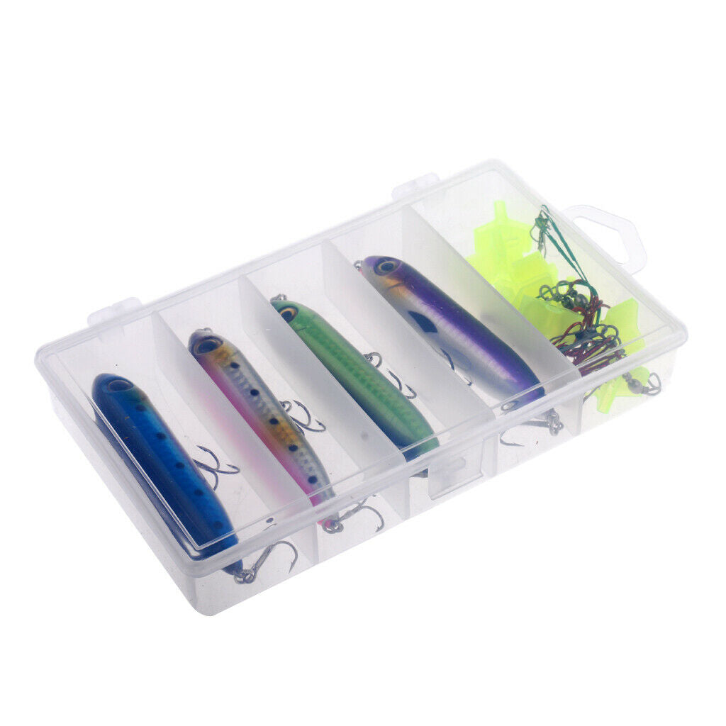 27pcs Bait Fishing Lures Hard Floating Water Fisherman Kit