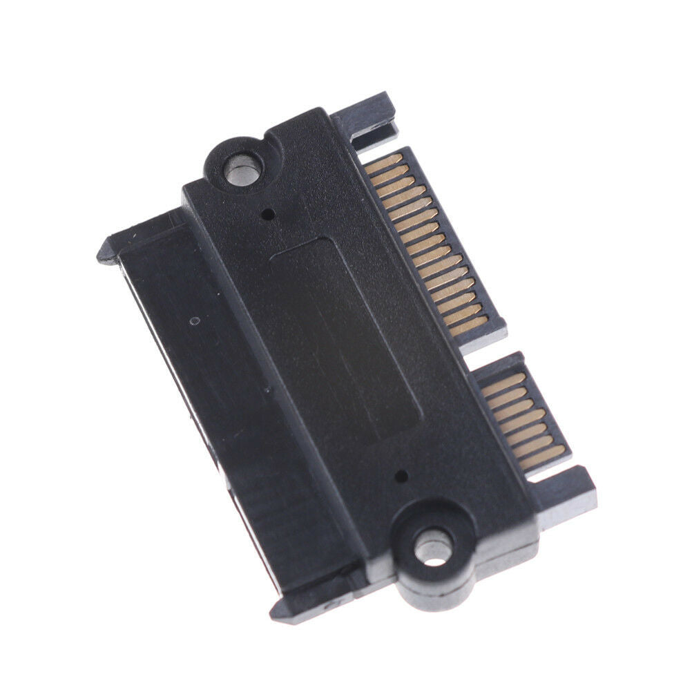 22Pin 7+15 Pin Male Plug to SATA 22Pin Female Jack Convertor M/F Adapter BDAU