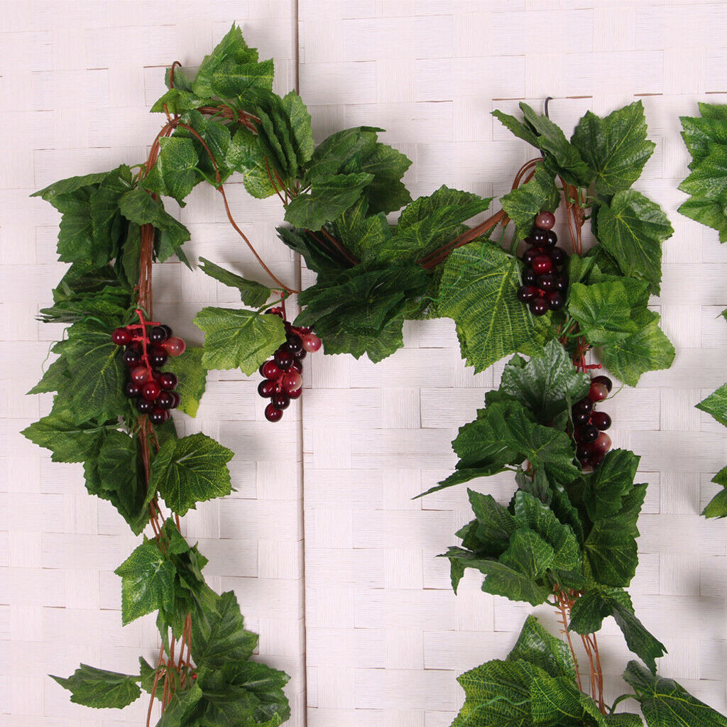 Artificial Plant Grapevine Leaves And Flowers Ivy Hanger Ivy Garland Plant
