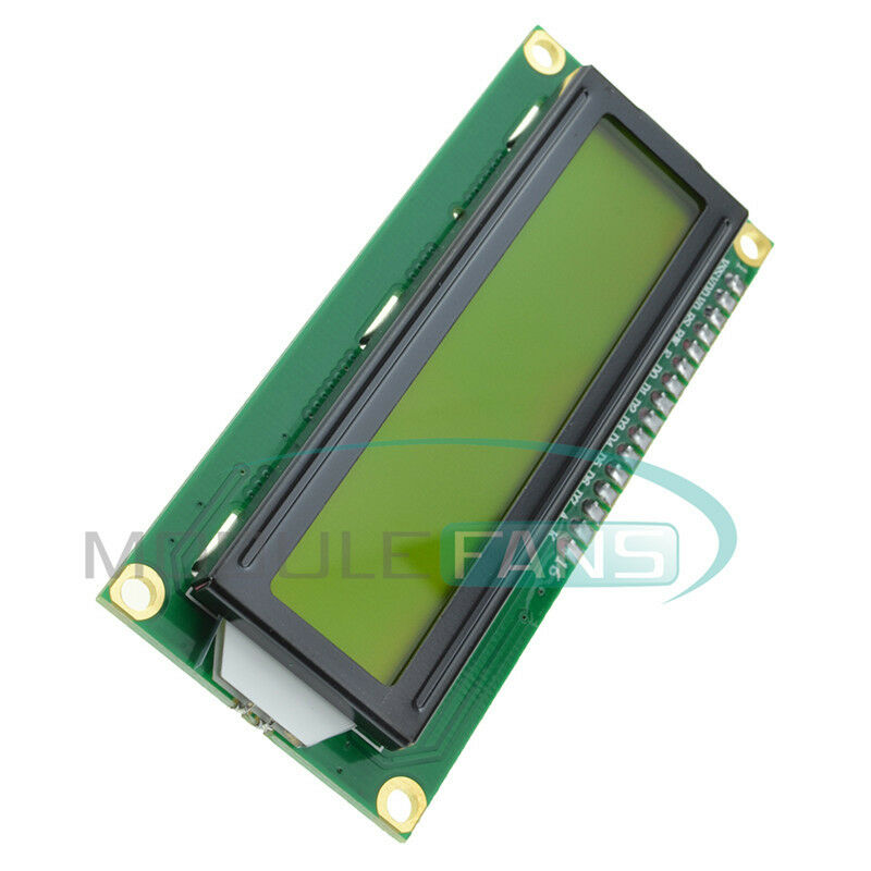 10PCS IIC/I2C/TWI/SPI Serial Interface1602 16X2 LCD Module Display Yellow MF