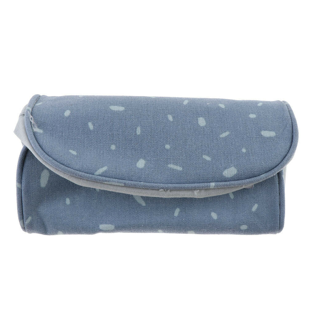Travel Canvas Tissue Box Napkins Storage Holder for Home Car Woad