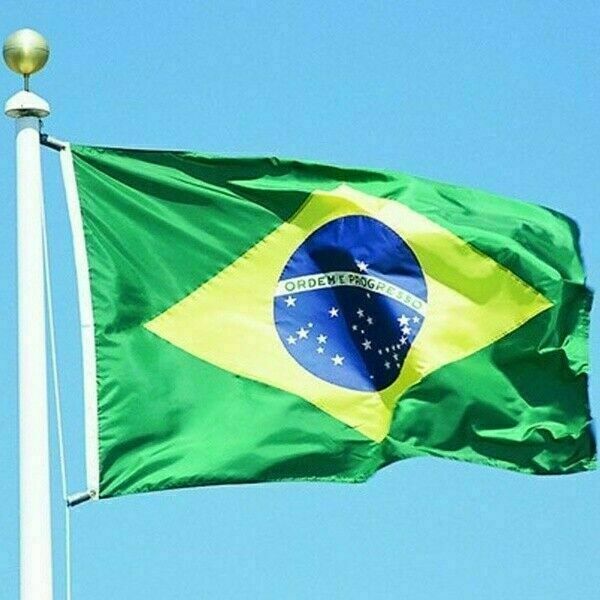 Brazilian Flag 3*5 Foot High Grade Sewn National Flag Decoration 90x150cm