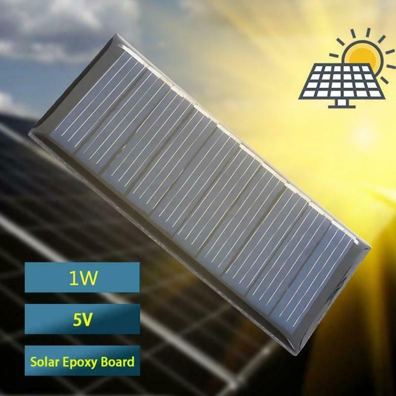 1W 5V Multipurpose Solar Panel Home Lighting System Electric Fan Charger