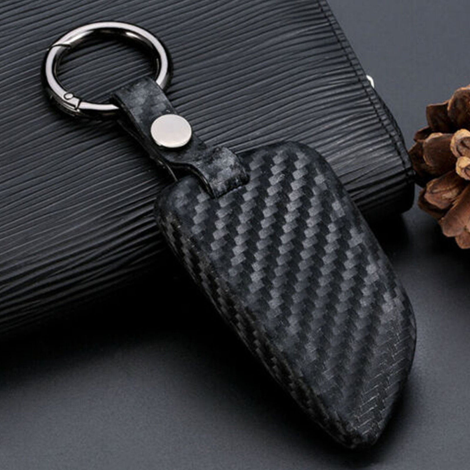 Fiber Style Silicone Smart Key Fob Cover For BMW 1 3 4 5 6 7 X1 X3 Series