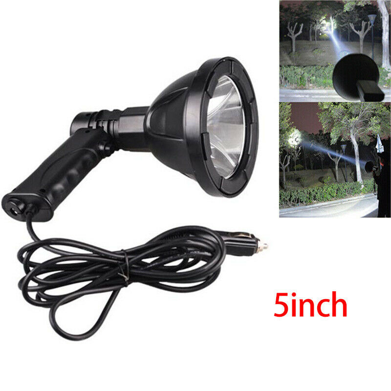 5inch Hand Held HID Spotlight 35W Hunting 12V Lamp Offroad Camping Spot Li.DD