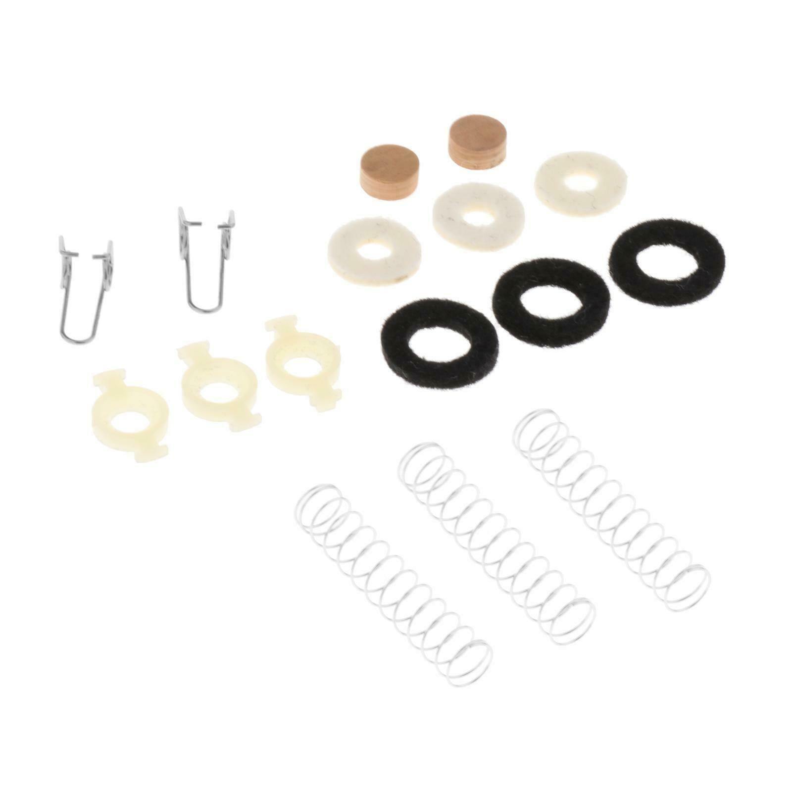 16pcs Trumpet Valve Repair Kit Spring Spring Rest Felt Pad Maintenance